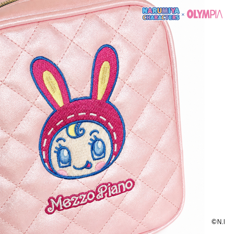 オリンピアとナルミヤキャラクターズのコラボアイテム/ベリエちゃん_刺繍ポーチ