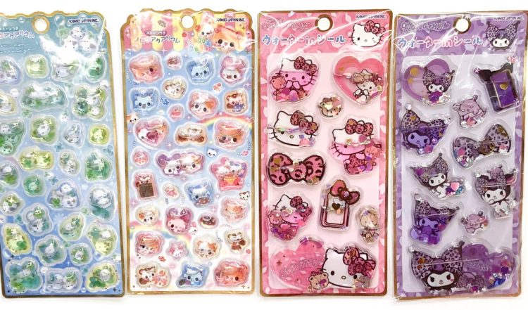 ぷにぷに感が楽しい「ウォーターシール」 カプセル状のパーツの中に液体が入っていて、動かすと中のパーツがぷかぷか揺れるのが特徴です。見た目のかわいさはもちろん、触ったり、中身が動く様子を眺めたりできるのも魅力♪