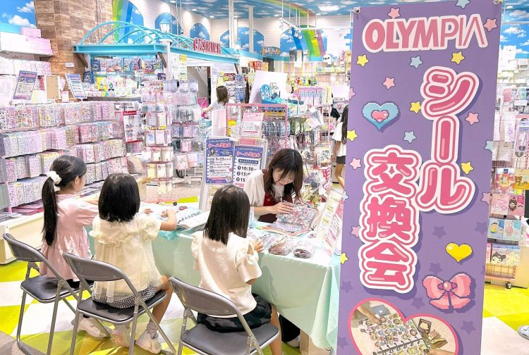 愛知東郷店 オリンピアスタッフシール交換会