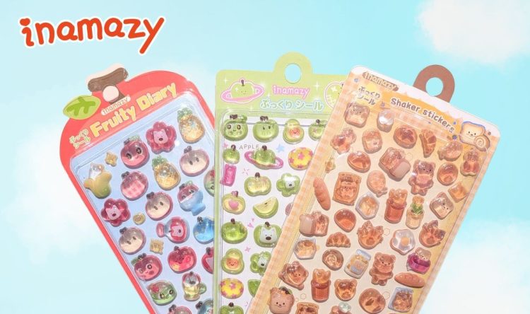 inamazyぷっくりシール